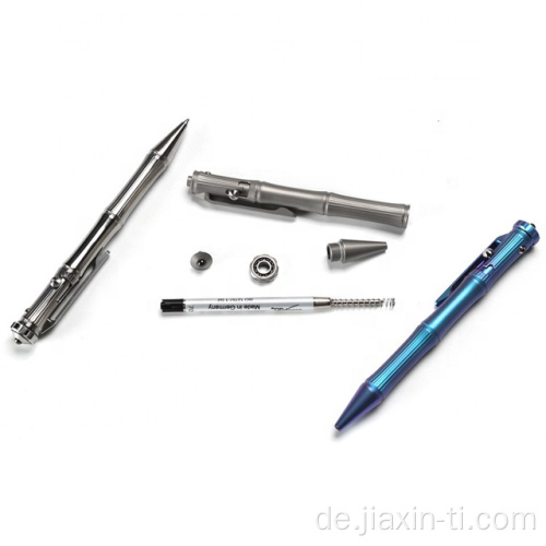 Survival Ballpoint Titanium Bolt Stift mit zappelnem Spinner